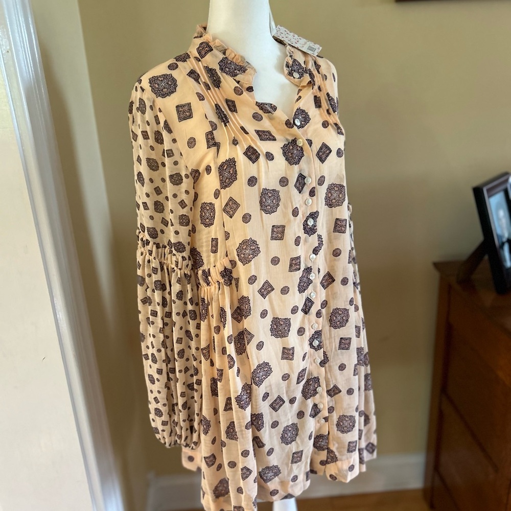 NWT Free People Tea Combo Women’s Mini Dress - Picture 11 of 16